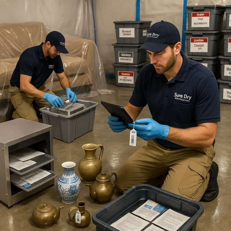 Content Protection and Restoration process in Brock Hall, MD